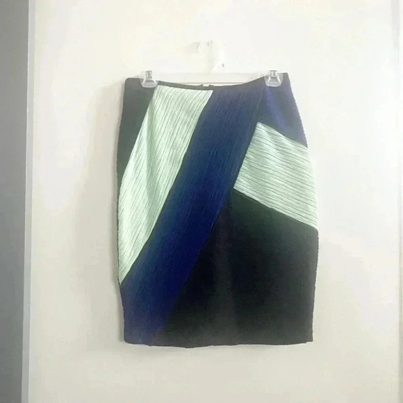 Anthropologie Maeve colorblock skirt 2 - Picture 1 of 3